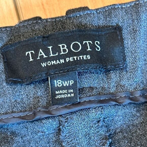 Talbots Woman Gray Dress Pants / Trousers Size 18P - Picture 7 of 11